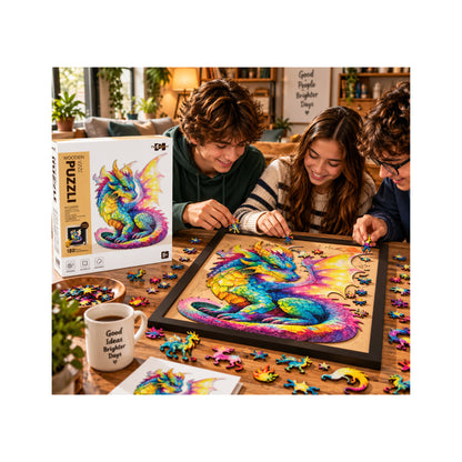 2DWP Dragon 180-Piece Wooden Puzzle Set