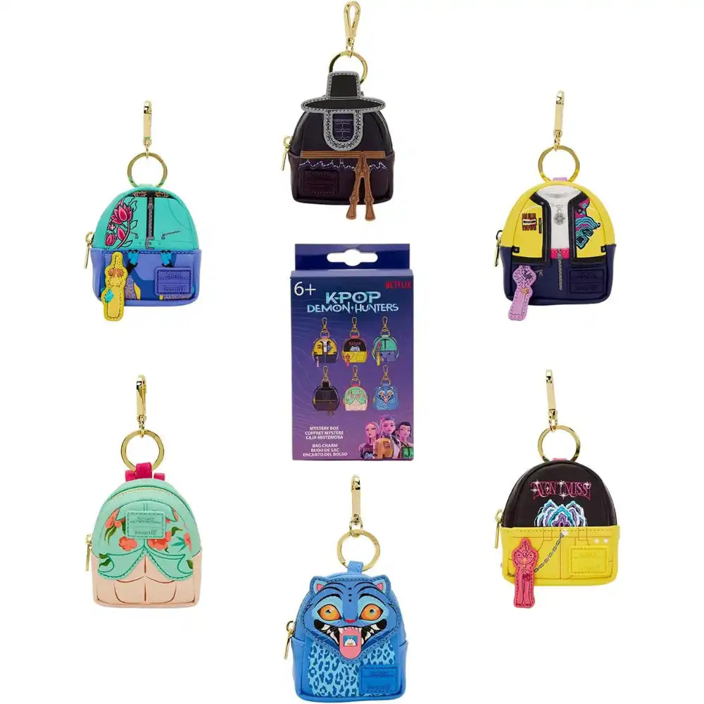 Loungefly: KPop Demon Hunter Mini Backpack Keychain Charm