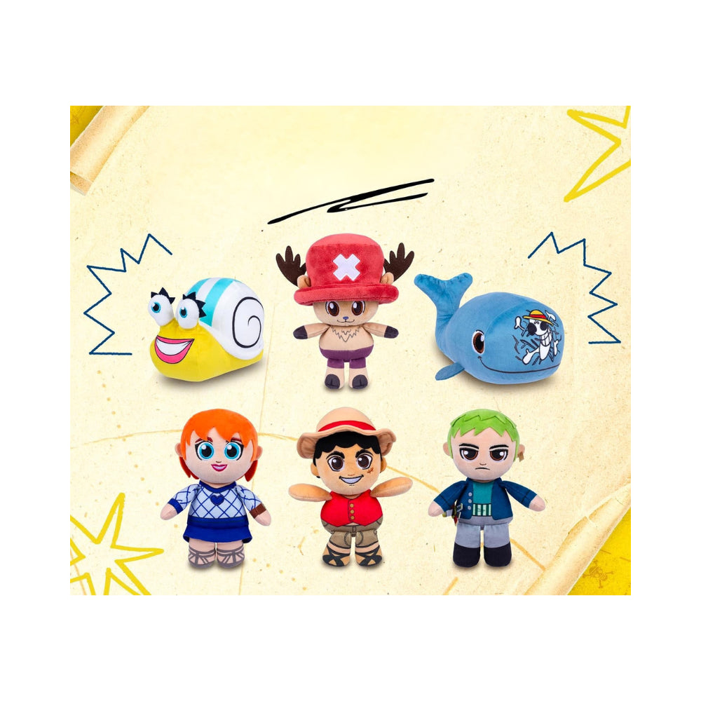 One Piece Single Plush 8 Inch Assorted