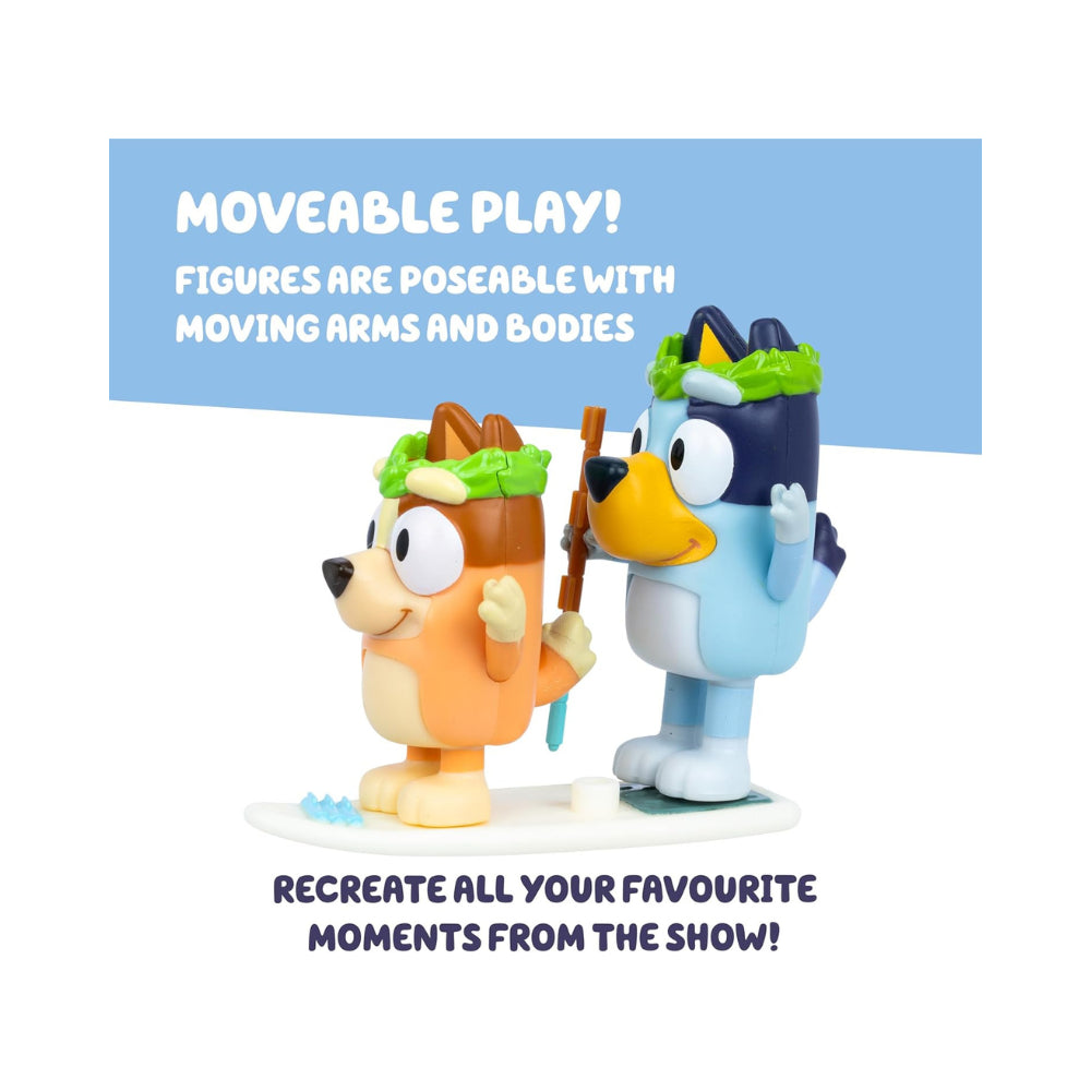 Bluey Figures 2 Pack Assorted