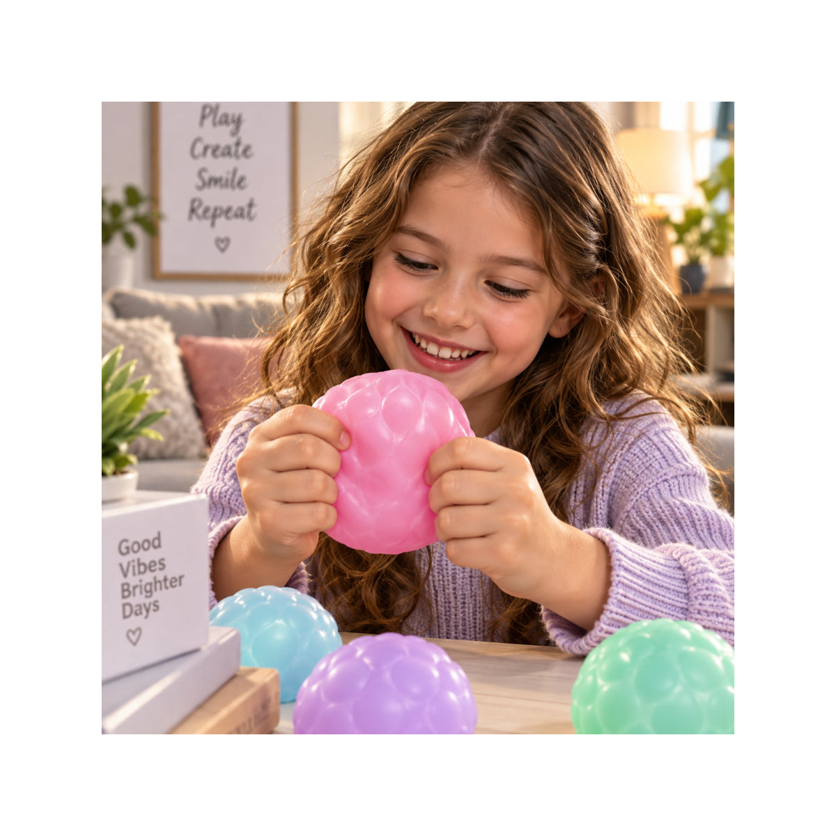Gump Surface Moon Quilt Jelly Fidget Toy
