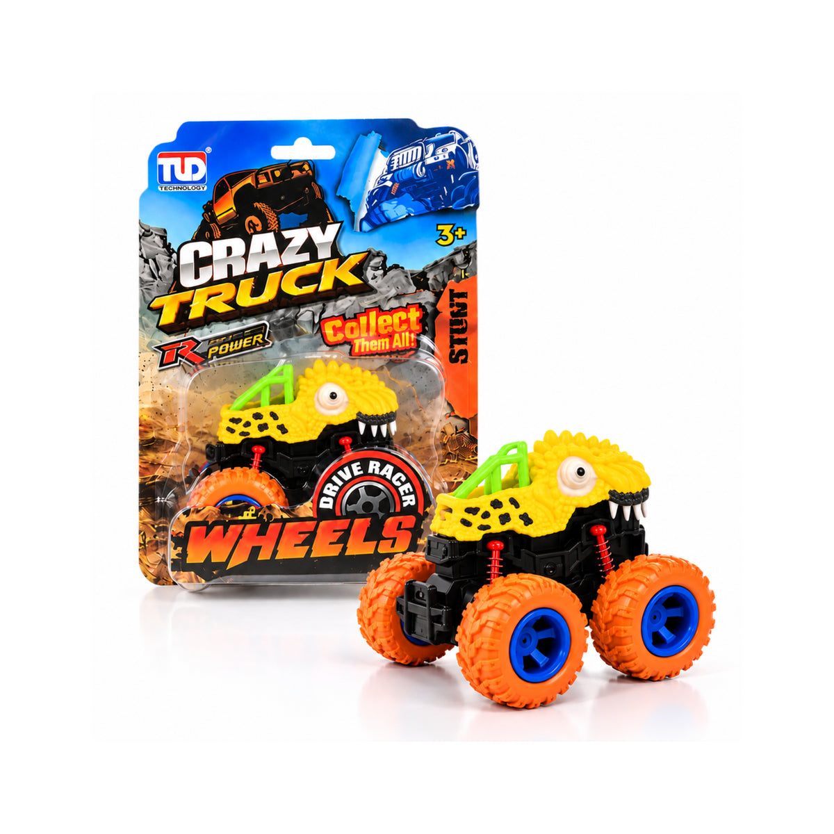 Crazy Truck Wheels Monster Dinosaur Design - Assorted (Random Pick)
