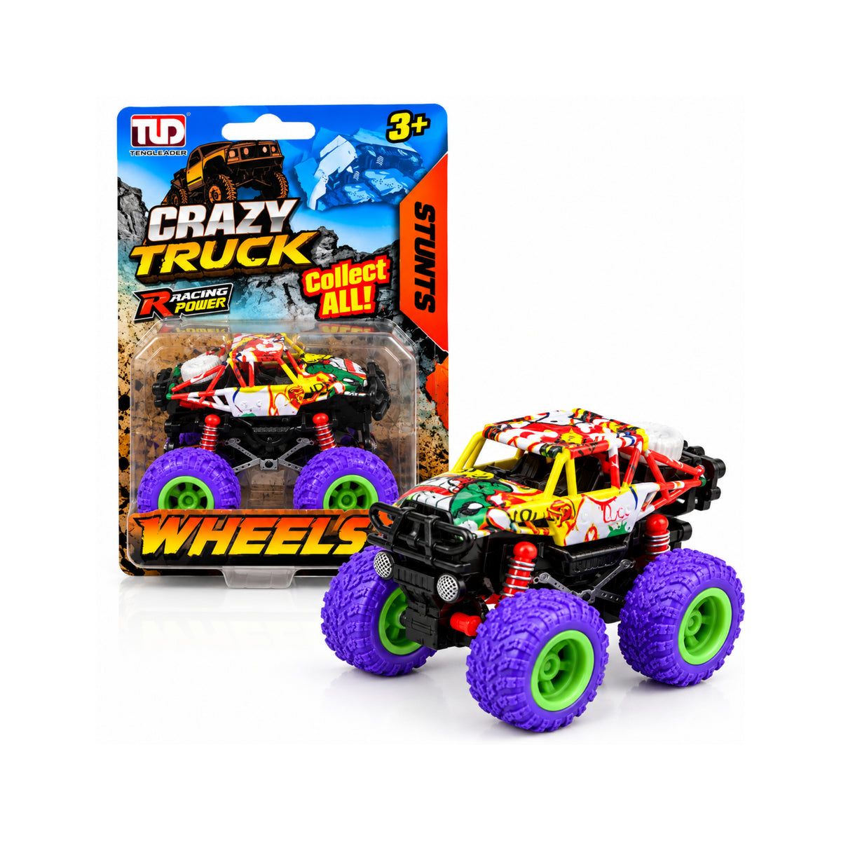 Crazy Truck Wheels Off-Road Monster Truck - Assorted (Random Pick)