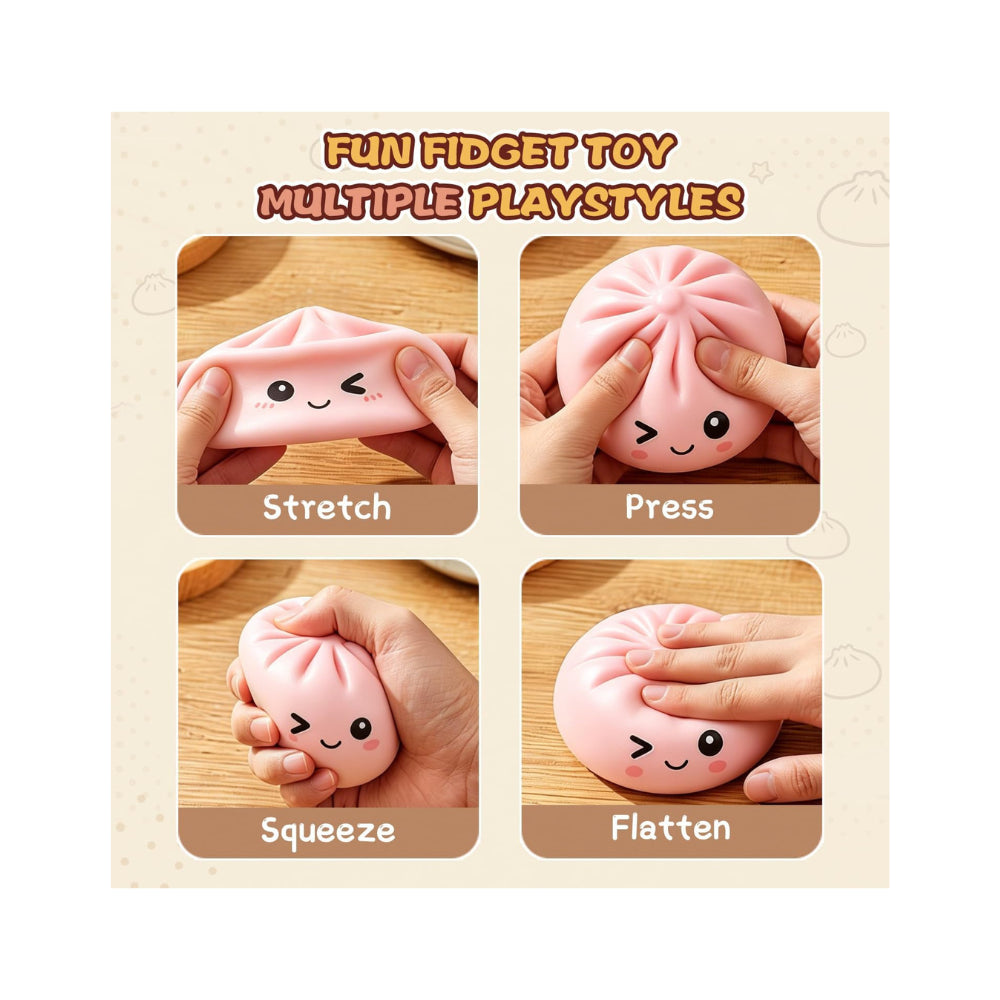 SQUISHY BIG BUN SOLID Assorted
