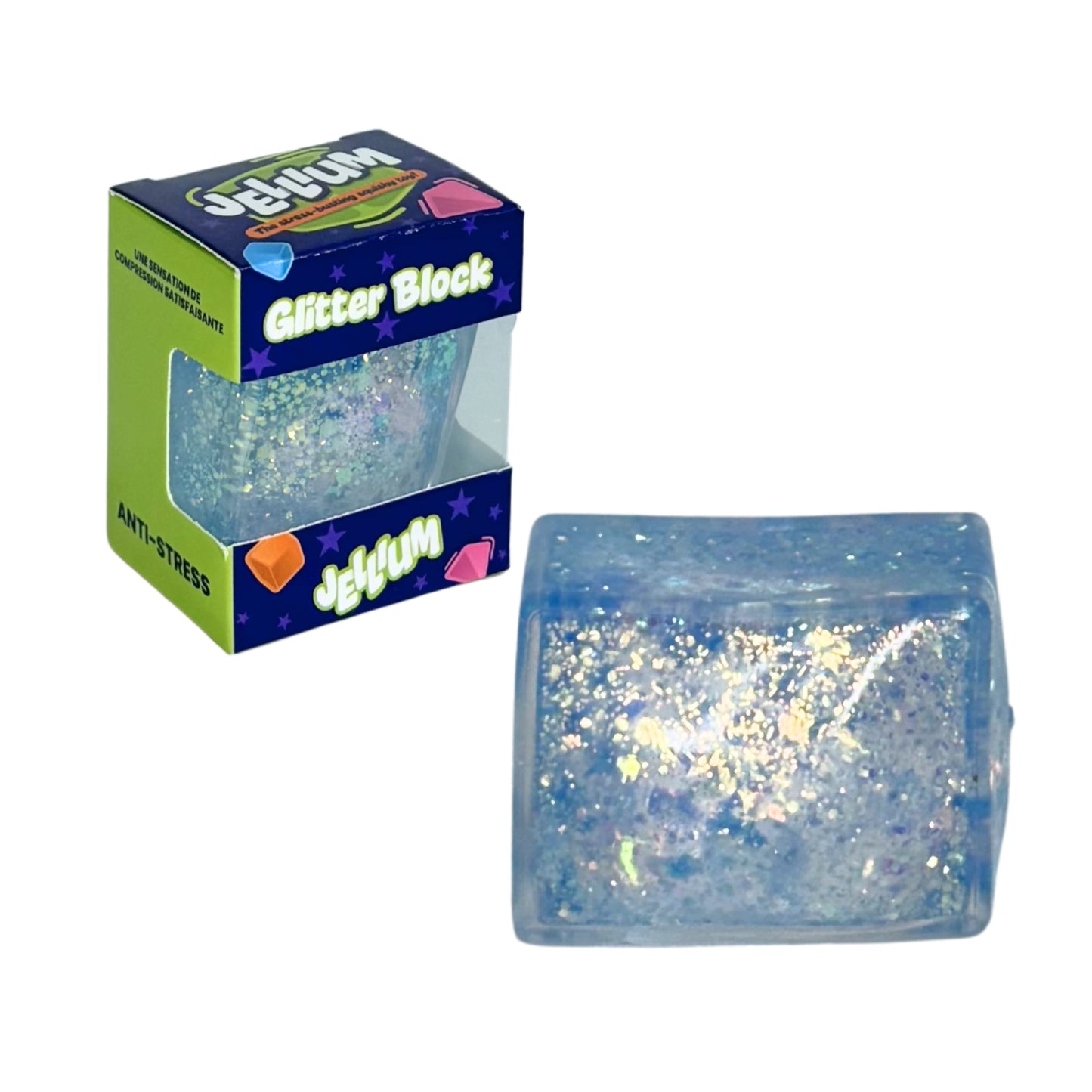 Jellium Glitter Block - Assorted Colors (Random Selection)