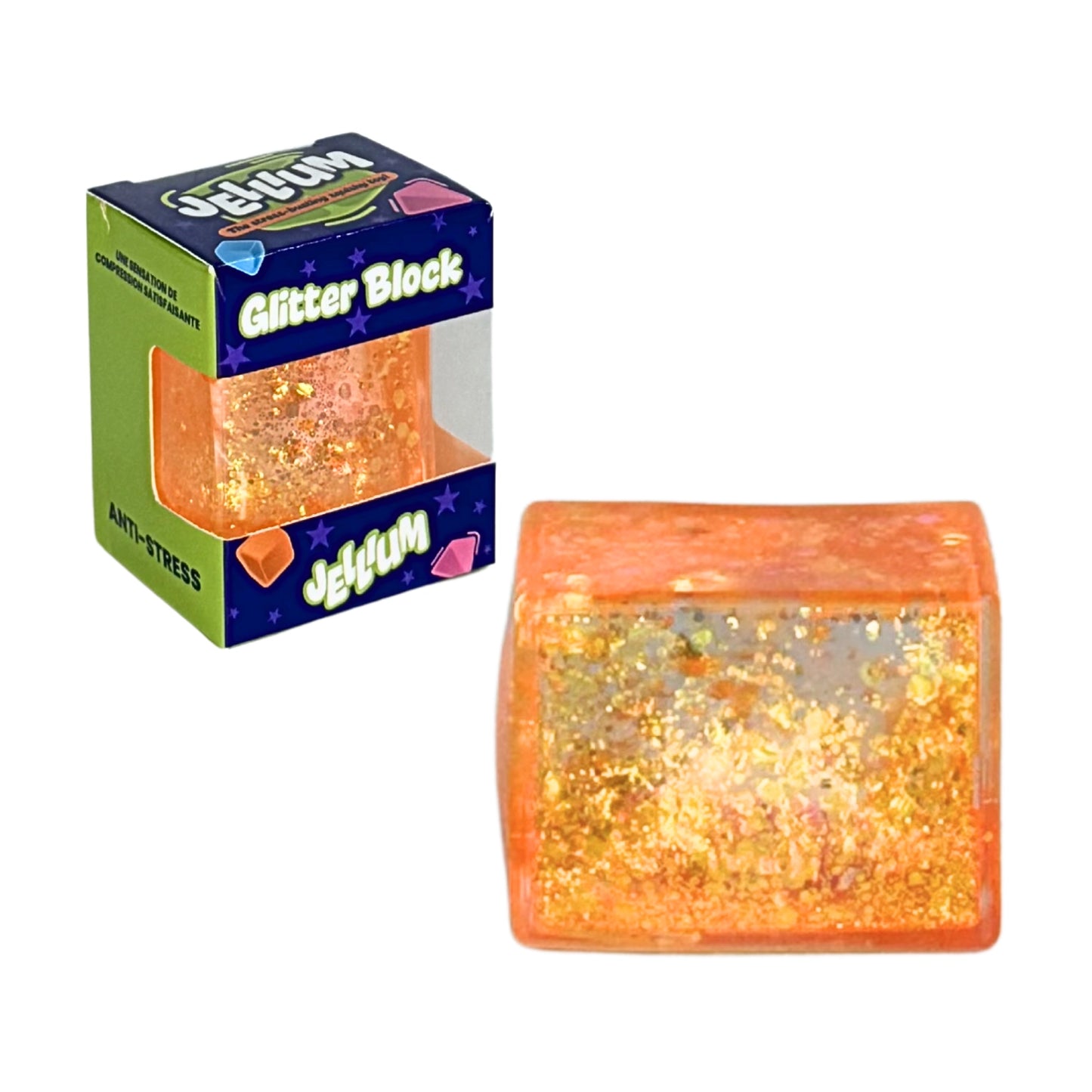 Jellium Glitter Block - Assorted Colors (Random Selection)