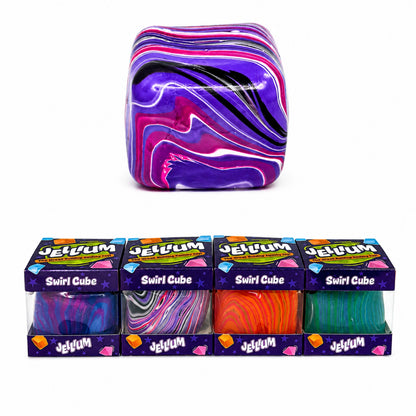 Jellium Swirl Cube - Assorted Colors (Random Selection)