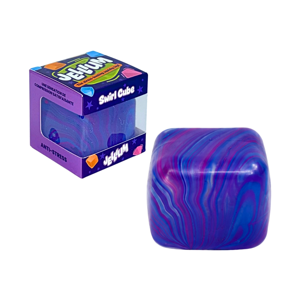 Jellium Swirl Cube - Assorted Colors (Random Selection)
