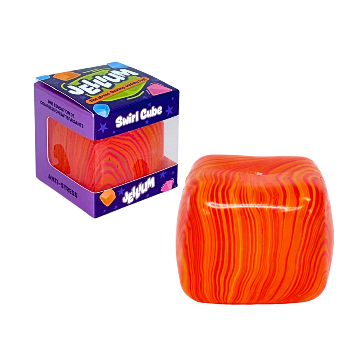 Jellium Swirl Cube - Assorted Colors (Random Selection)