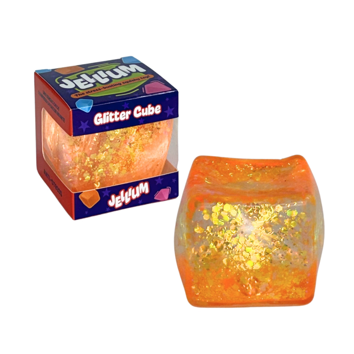 Jellium Glitter Cube - Assorted Colors (Random Selection)