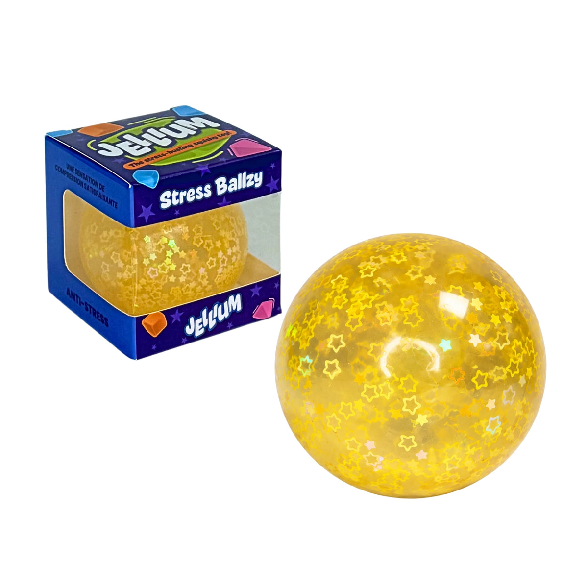 Jellium Stress Ballzy - Assorted Colors (Random Selection)