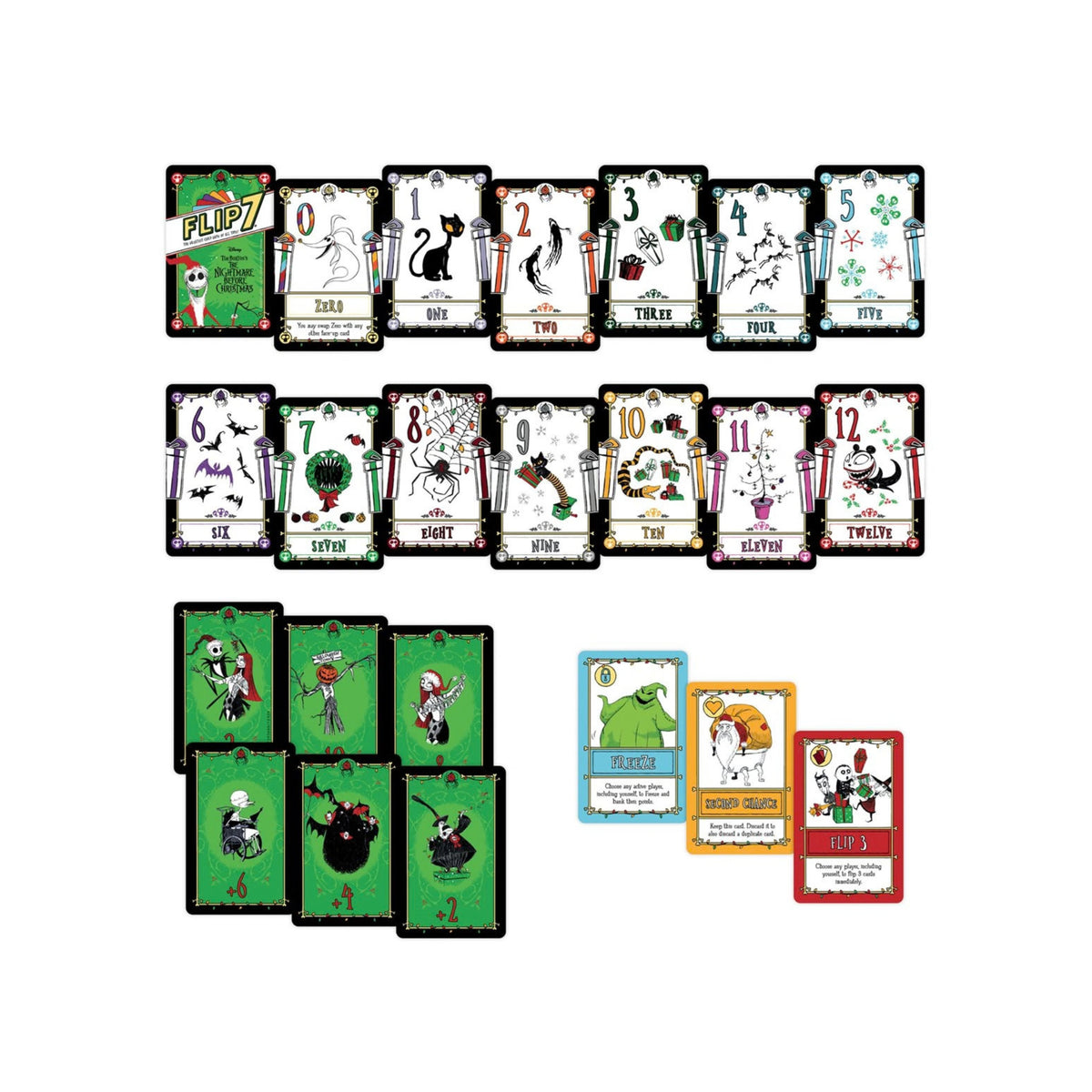 Flip 7 The Nightmare Before Christmas - Card Game