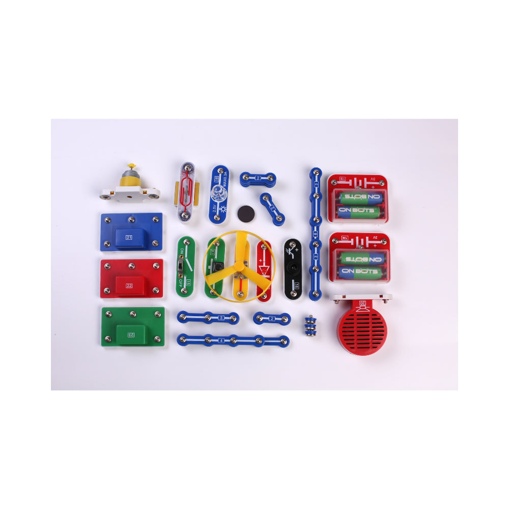 Fan and Lamp Circuit Kit - Educational STEM Building Set