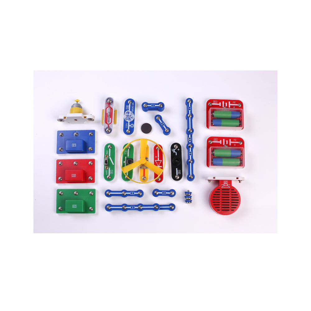 Fan and Lamp Circuit Kit - Educational STEM Building Set