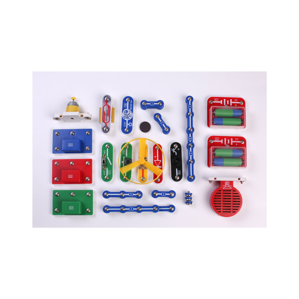 Fan and Lamp Circuit Kit - Educational STEM Building Set