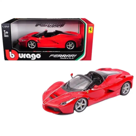 Bburago Ferrari F70 Aperta 1:24 Die-Cast Model Car (Red)