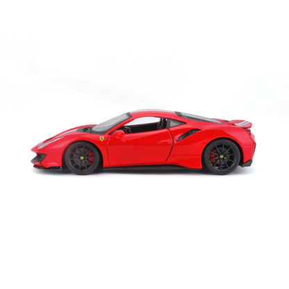 Bburago Ferrari 488 Pista 1:24 Die-Cast Model Car (Rosso Corsa)