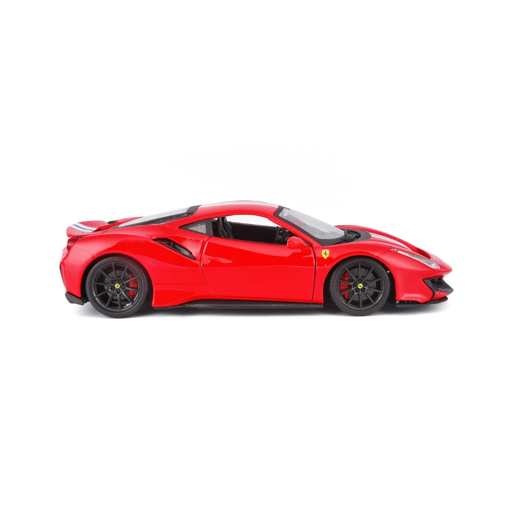 Bburago Ferrari 488 Pista 1:24 Die-Cast Model Car (Rosso Corsa)