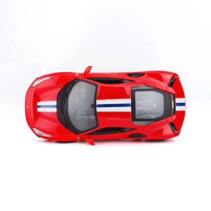 Bburago Ferrari 488 Pista 1:24 Die-Cast Model Car (Rosso Corsa)