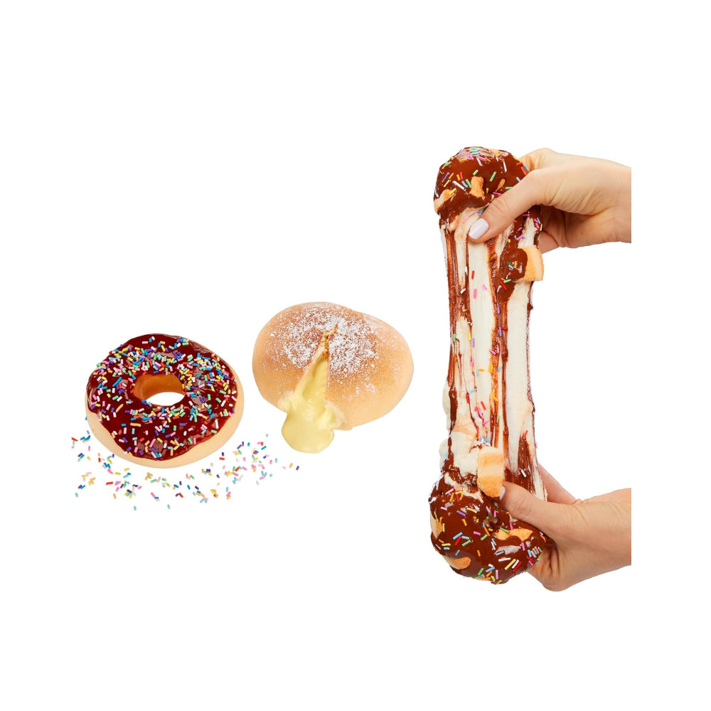 Slime Life Choco Icing Round &amp; Cream Filled Donuts DIY Slime Kit