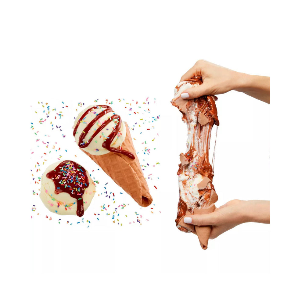 Slime Life Ice Cream Cone DIY Slime Kit – Unboxing Ingredients to Make, Smash &amp; Stretch Slime