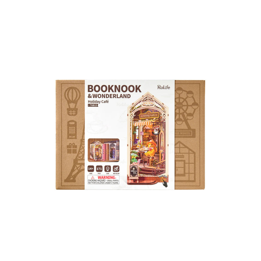Robotime Rolife 3DWP Holiday Café Wooden Puzzle Building