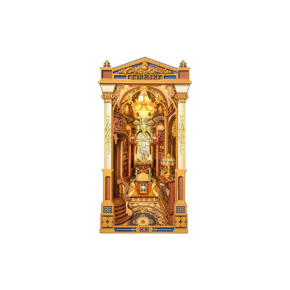 Robotime Rolife Library of Wonders 3D Wooden Book Nook Kit