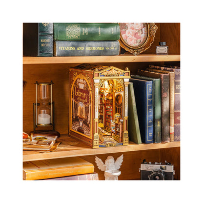 Robotime Rolife Library of Wonders 3D Wooden Book Nook Kit