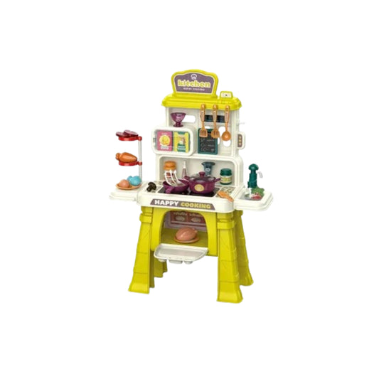 Kitchen Playset - Kids Pretend Cooking Set with Accessories