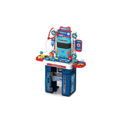 Doctor Truck Playset - Pretend Medical Rescue Truck Toy with Accessories