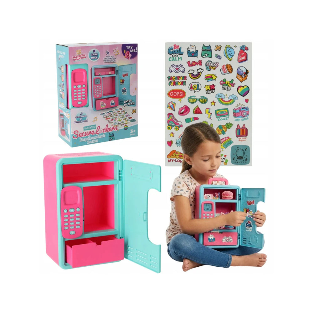 Secure Locker - Kids Pretend Play Lock Box Toy
