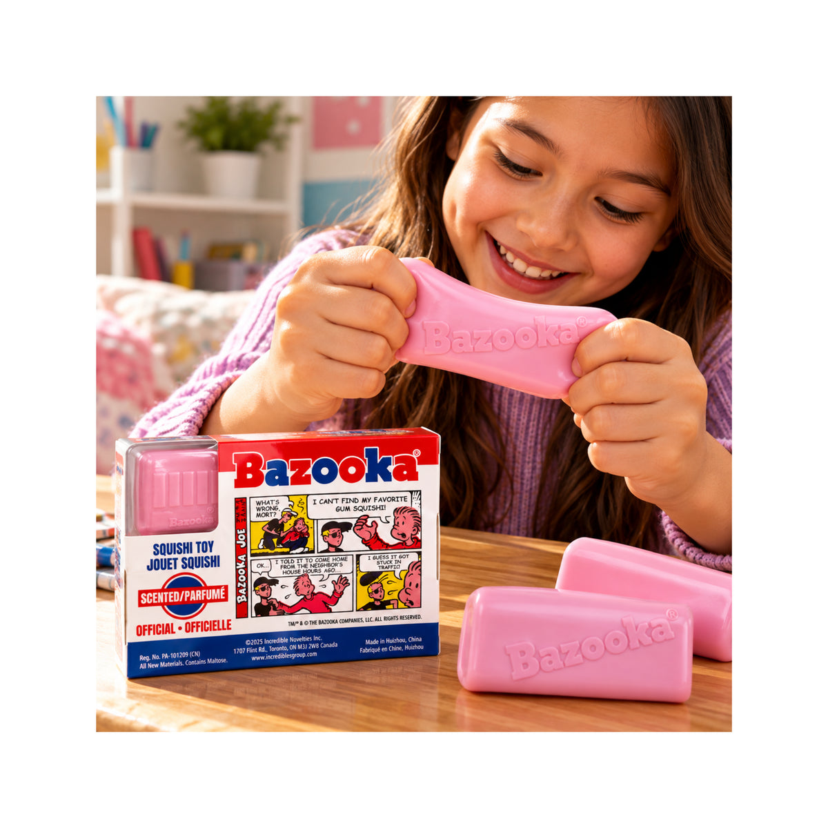 Bazooka Gum Scented Squishy Toy