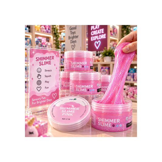 Shimmer Pink Slime - Stretchy Sensor
