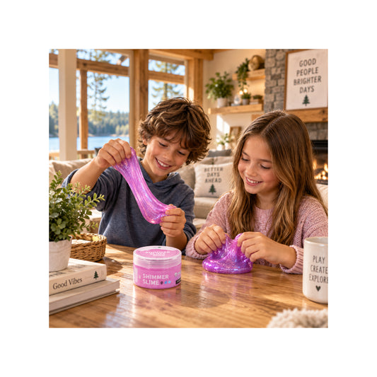 Shimmer Pink Slime - Stretchy Sensor