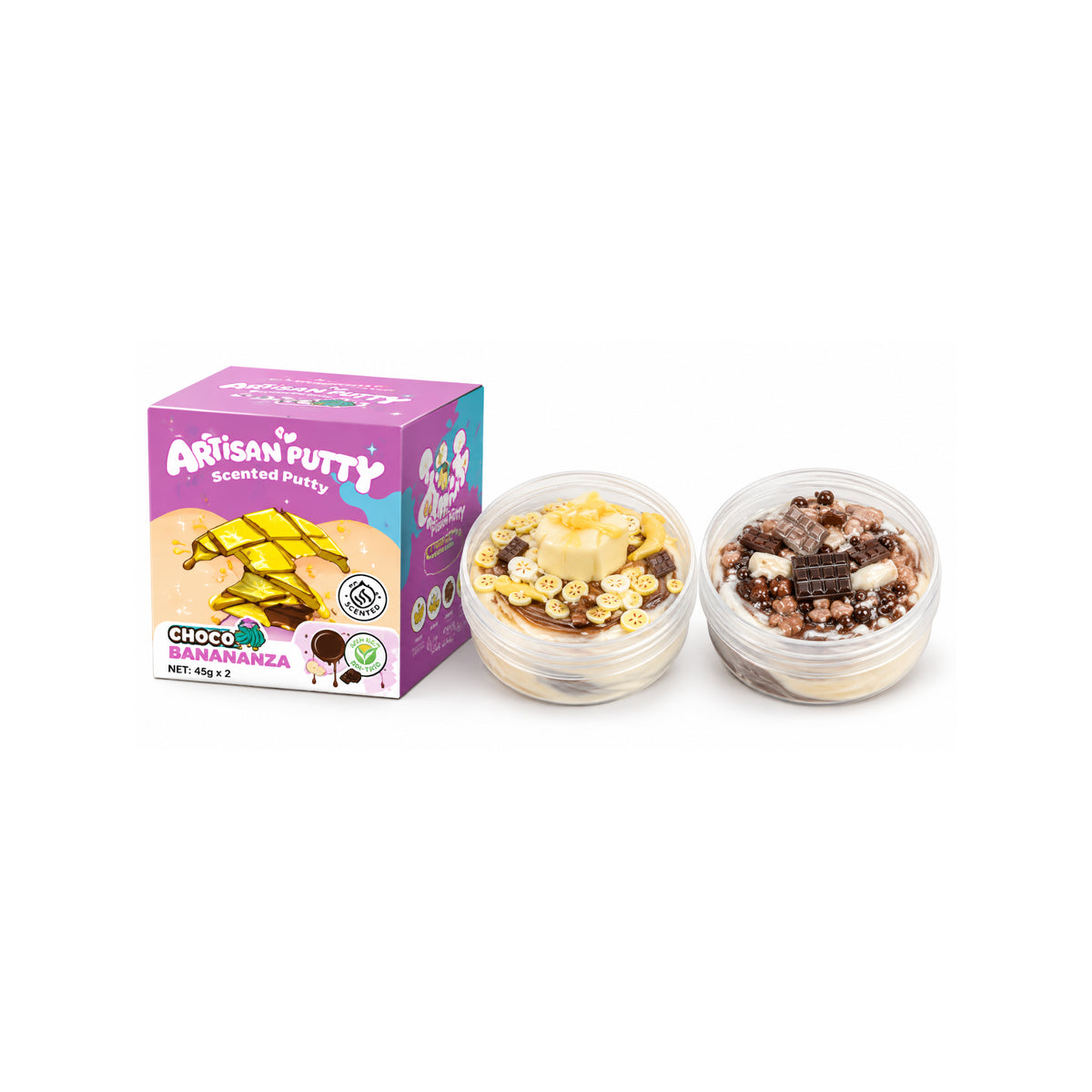 Scented Choco Banana Putty slime