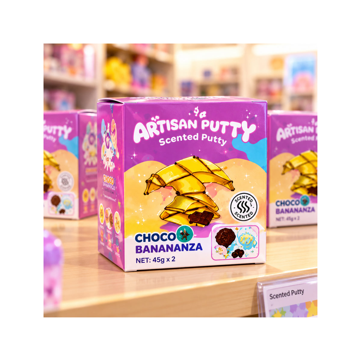 Scented Choco Banana Putty slime