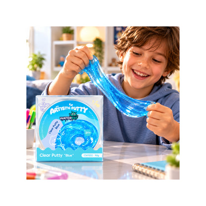 Clear Blue Putty Slime - Stretchy Slime