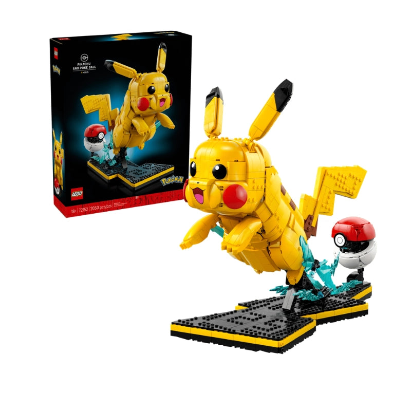 PIKACHU POKE BALL 2050PCS 18+