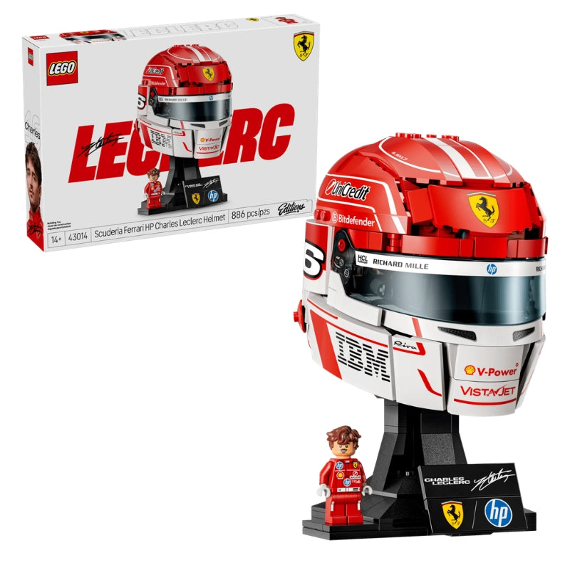 Scuderia Ferrari HP Charles Leclerc Helmet 886 Piece