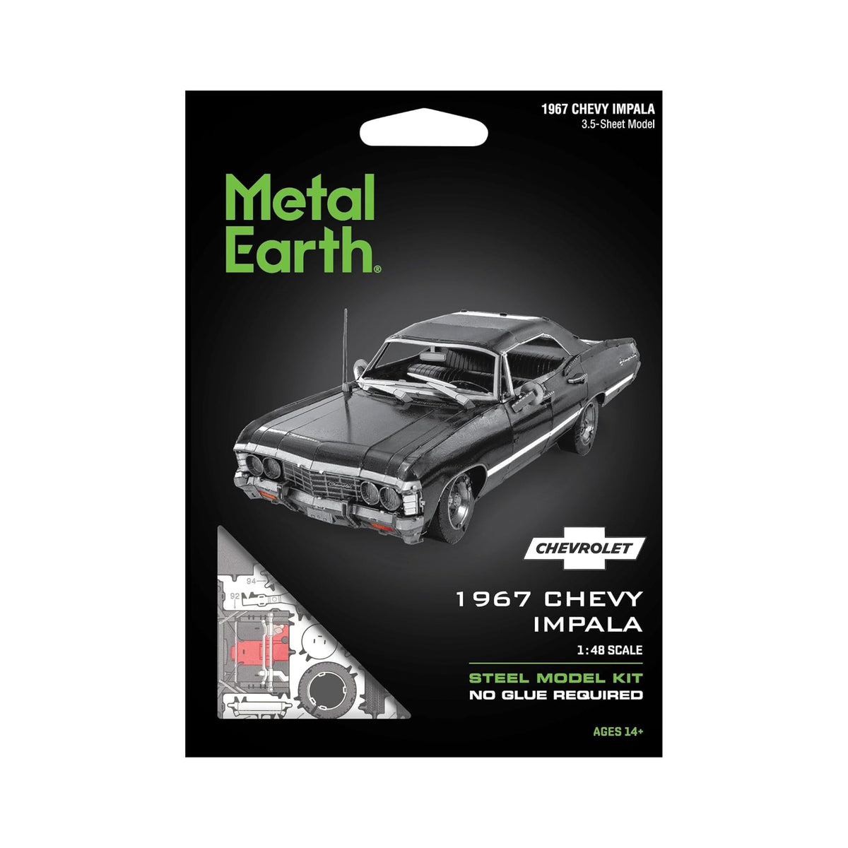 Metal Earth 1967 Chevy Impala - 3D Metal Model Kit
