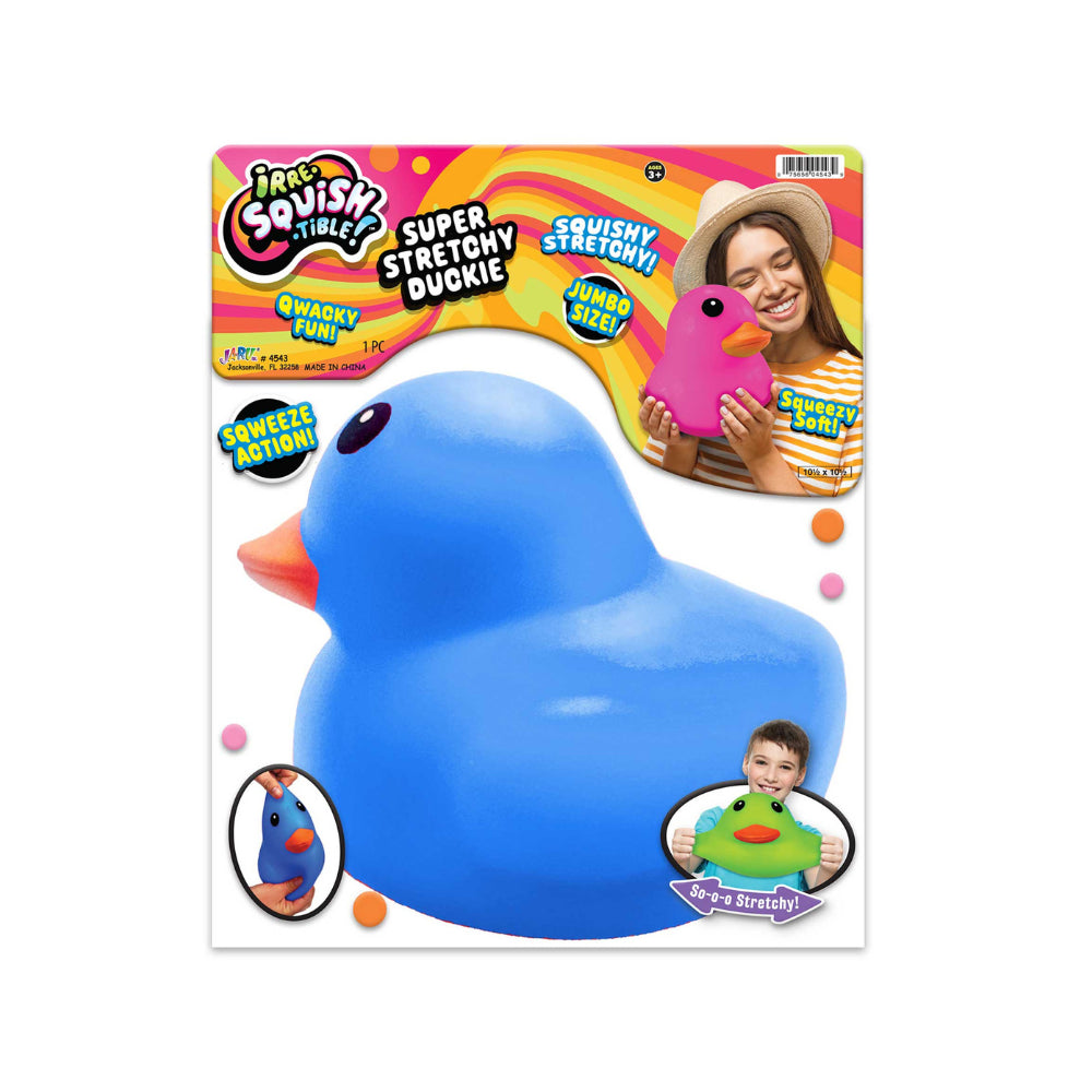 Jumbo Ducky Squish - Large Soft Squeeze Plush Toy - Assorted
