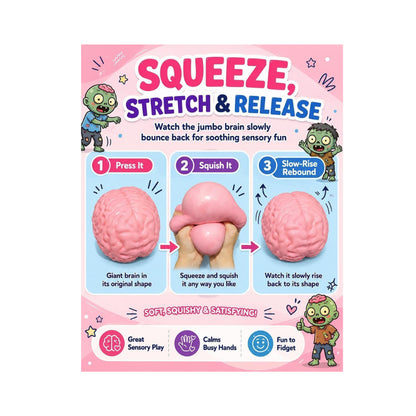 SmushMart Jumbo Brain Squishy
