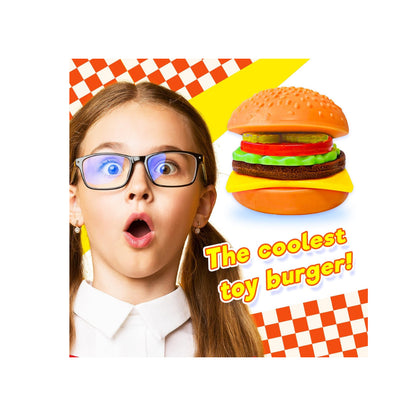 Burger Play Deluxe Pretend Food Play Set