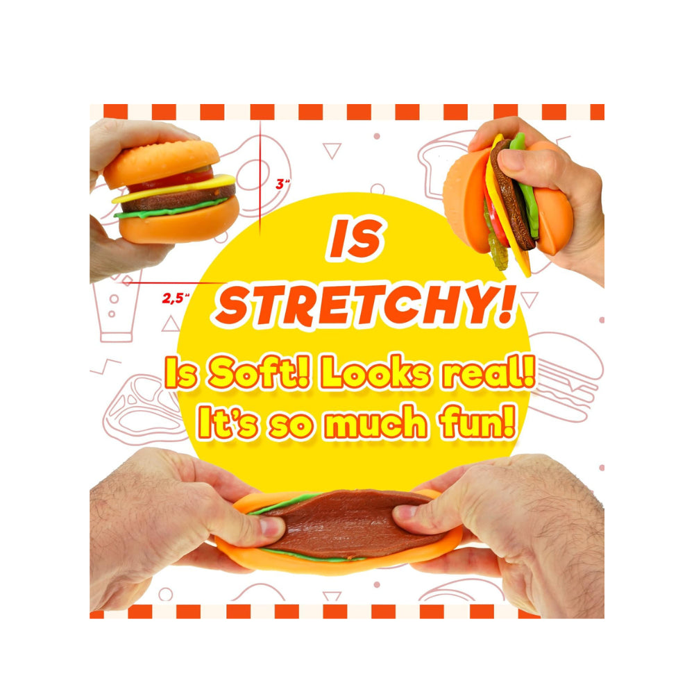 Burger Play Deluxe Pretend Food Play Set