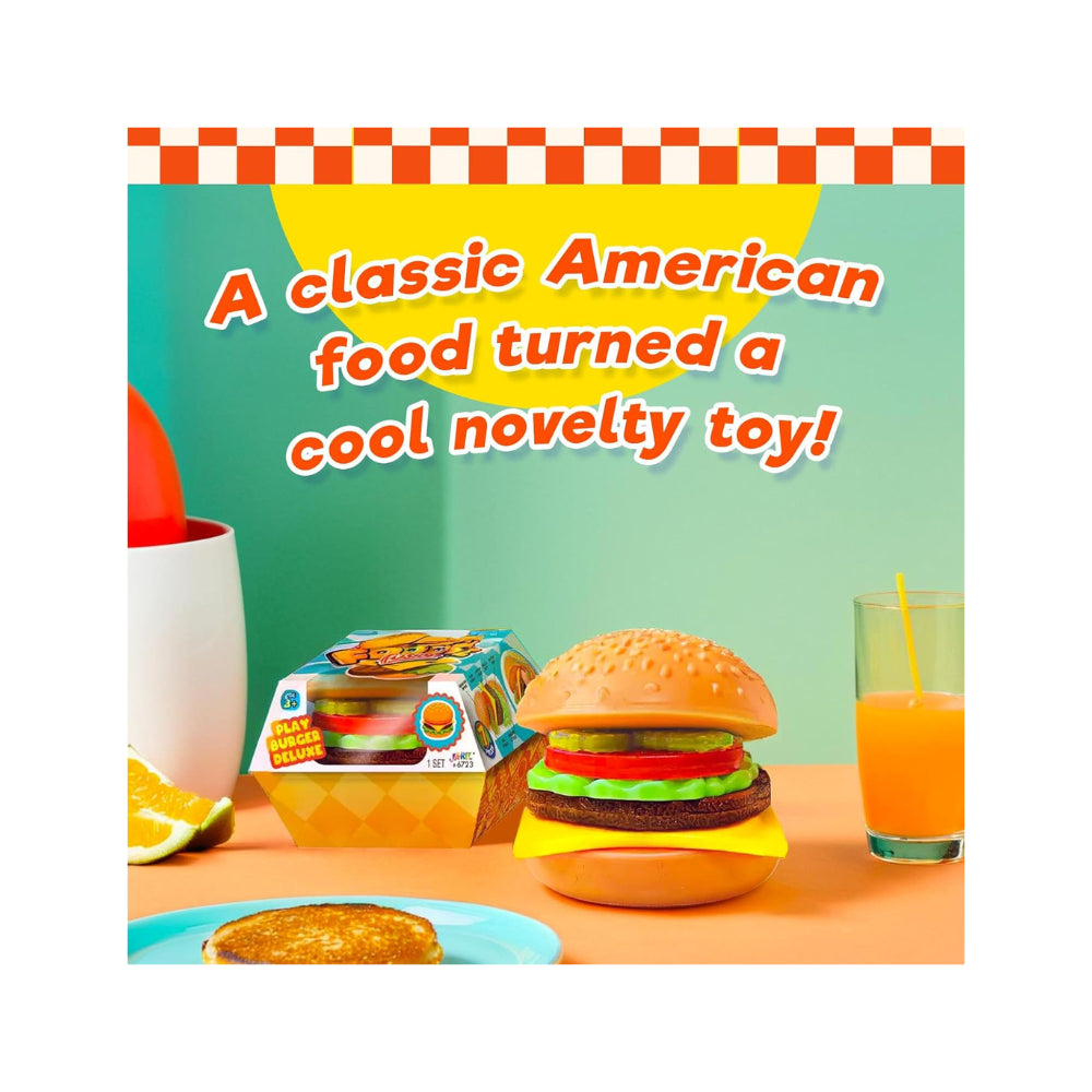 Burger Play Deluxe Pretend Food Play Set