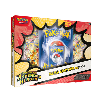 Pokémon TCG Mega Evolution 2.5 Ascended Heroes Mega Meganium/Emboar/Feraligatr ex Box (Randomly Selected)