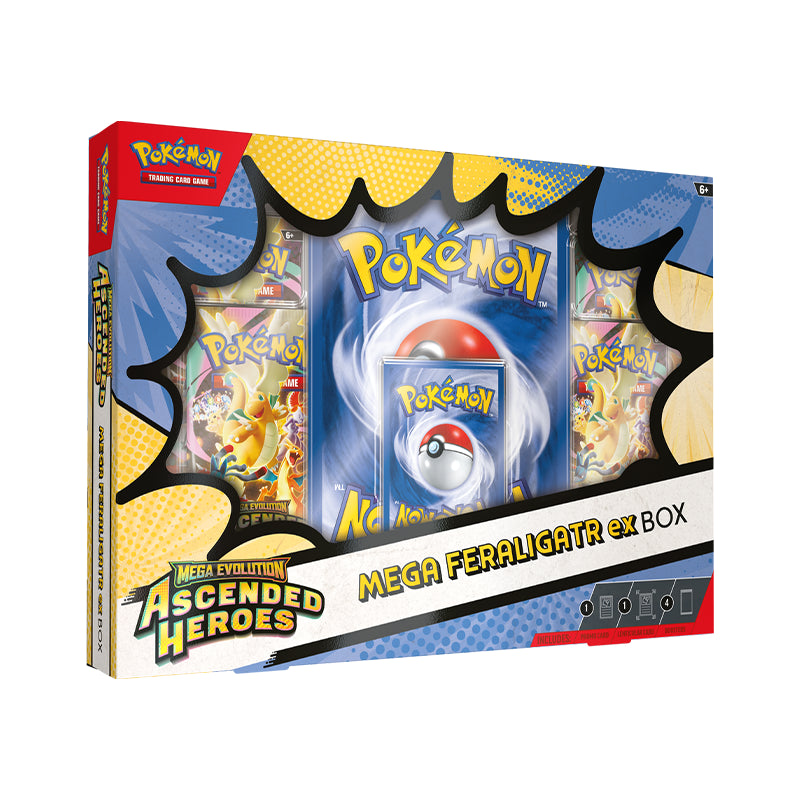 Pokémon TCG Mega Evolution 2.5 Ascended Heroes Mega Meganium/Emboar/Feraligatr ex Box (Randomly Selected)