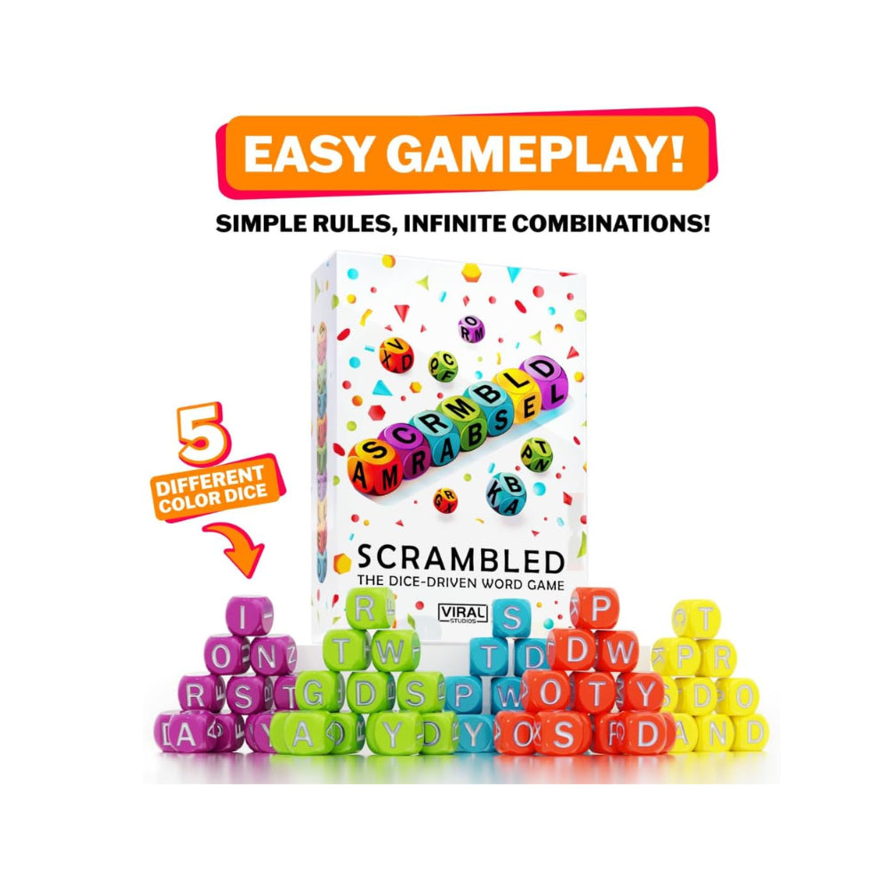 SCRAMBLED the Dice - Driven word Game