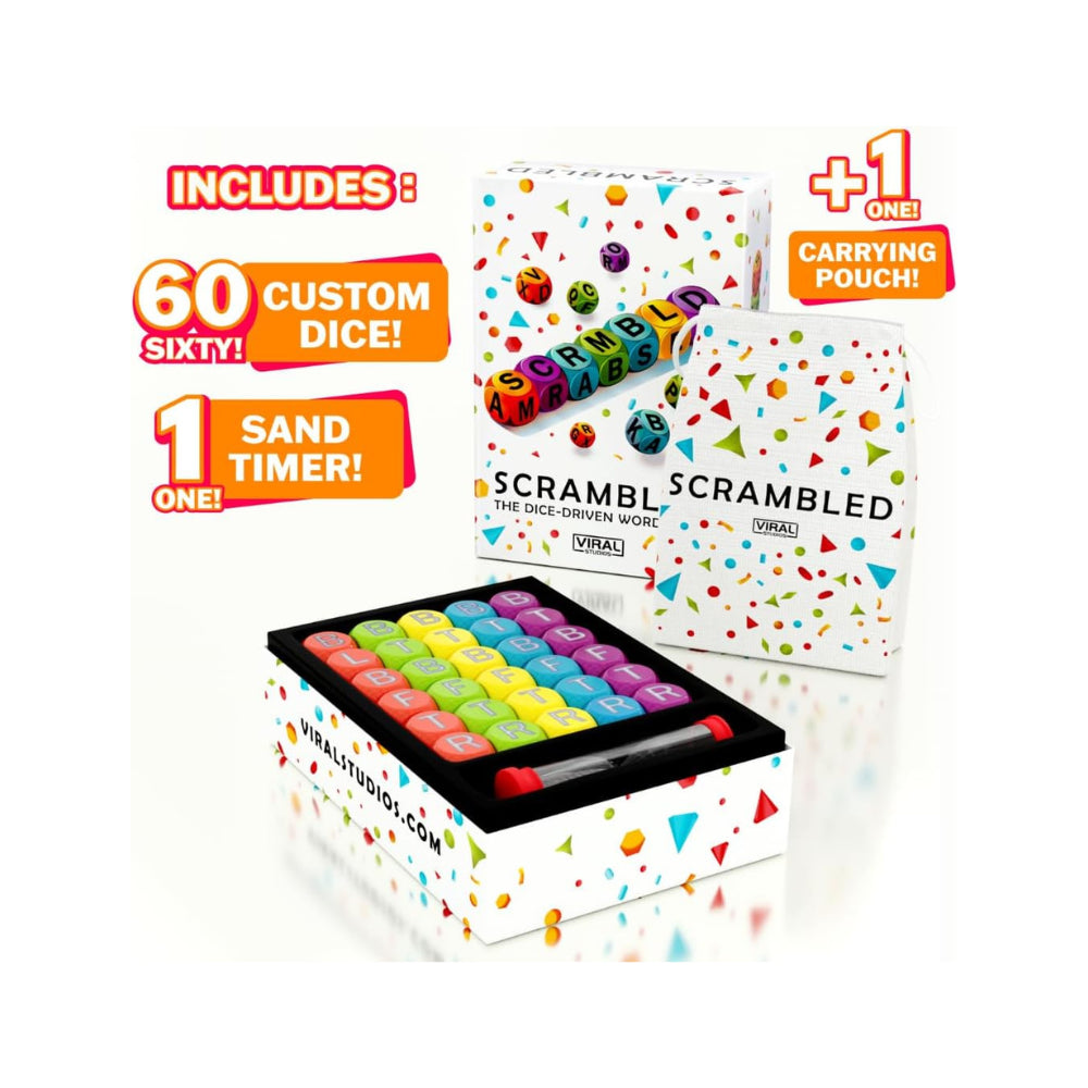 SCRAMBLED the Dice - Driven word Game