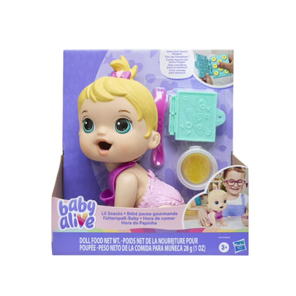 Baby Alive Lil Snacks Doll - Blonde Hair